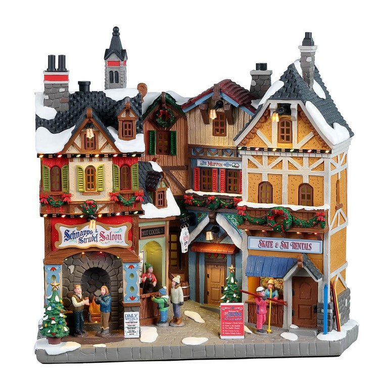 Lemax Facades <br> Alpine Winter Shops