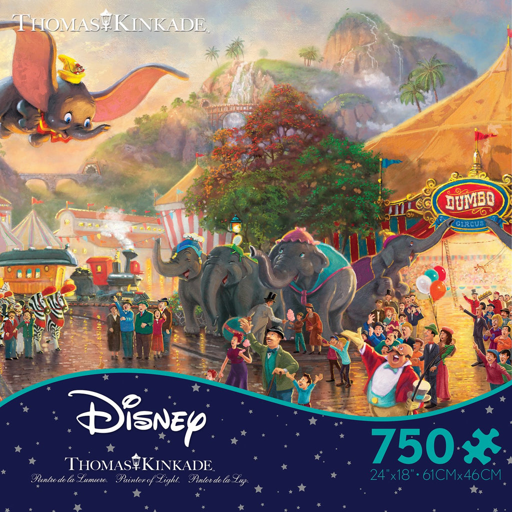 Thomas Kinkade Disney Dreams <br> 750 Piece Puzzle <br> Dumbo