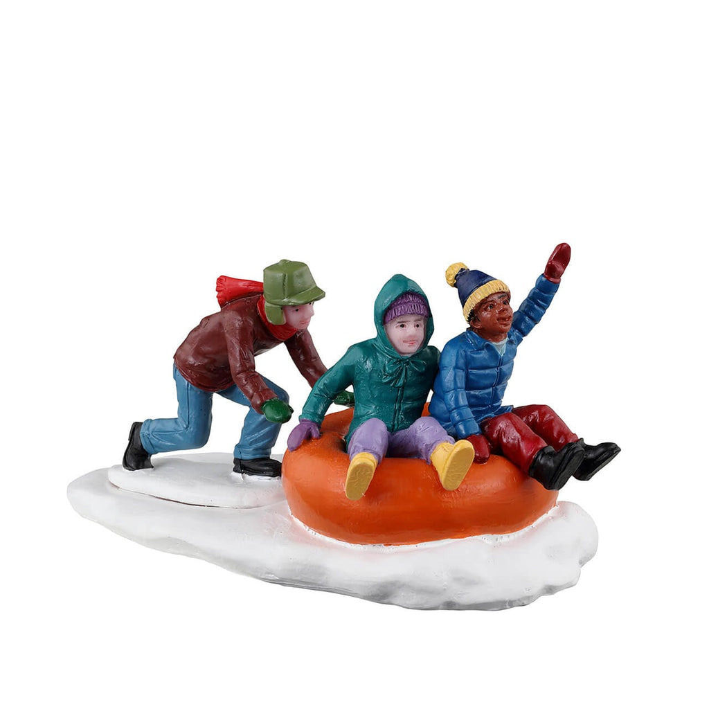 Lemax Figurine <br> Tubing Trio