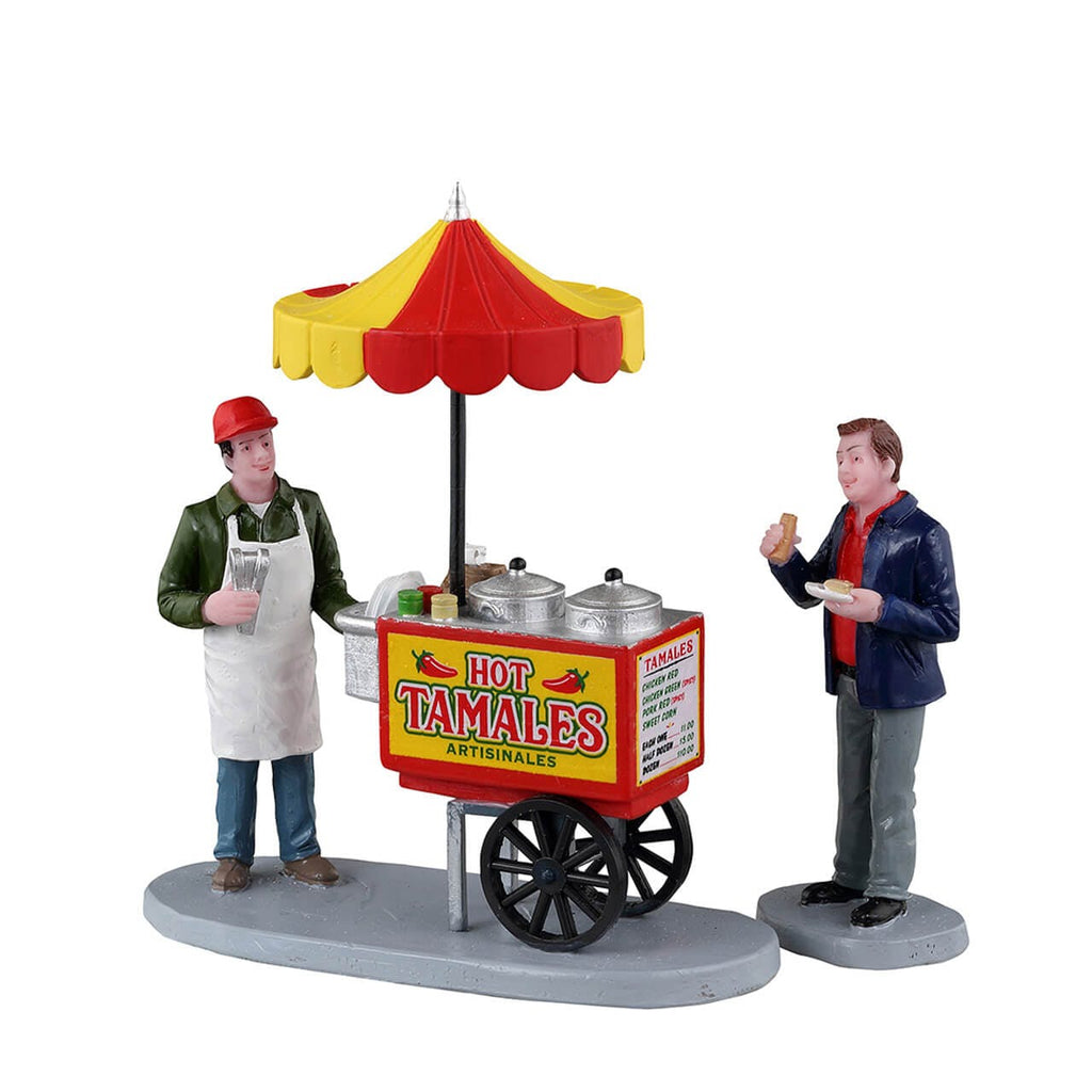 Lemax Figurine <br> Tamale Cart, Set of 2