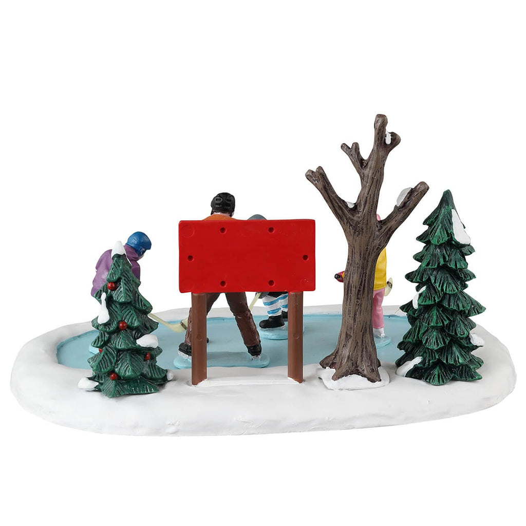 Lemax Table Piece <br> Vail Village <br> Tiny Tikes Hockey Lessons