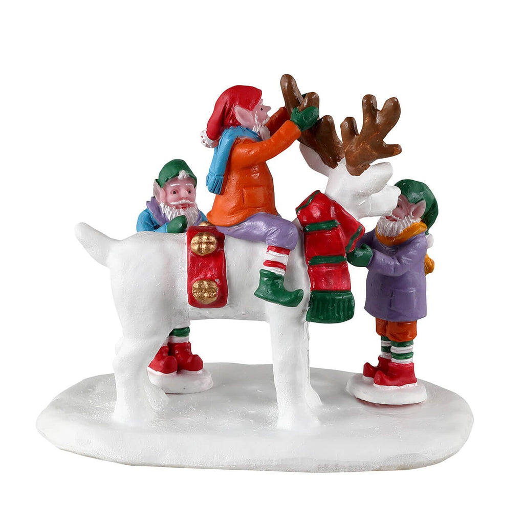 Santa's Wonderland Table Piece <br> Reindeer Snowman