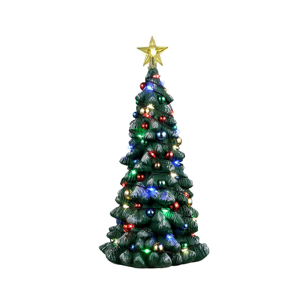 LEMAX PRE-ORDER <br> Lemax Lighted Accessories <br> Snowy Christmas Tree