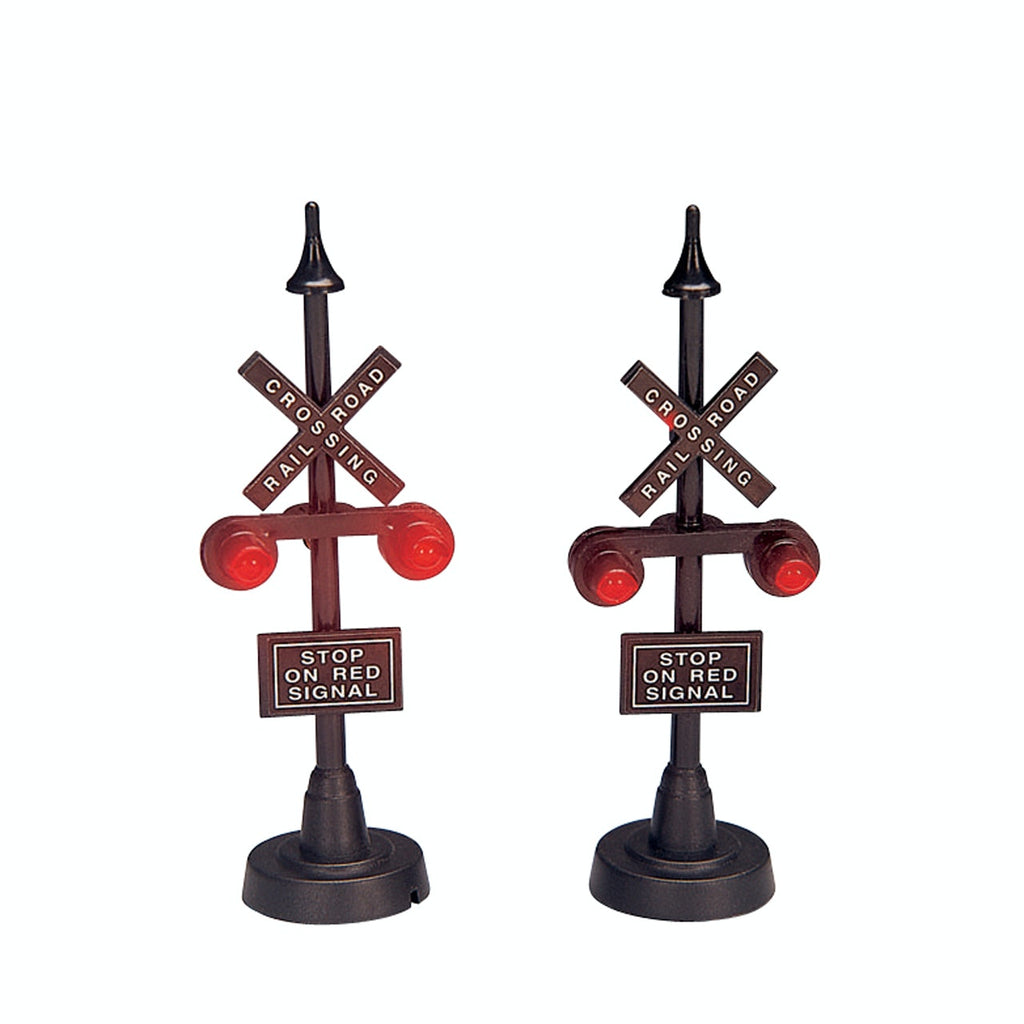 Lighted Accessories <br> Railway Stop Lights, Set of 2