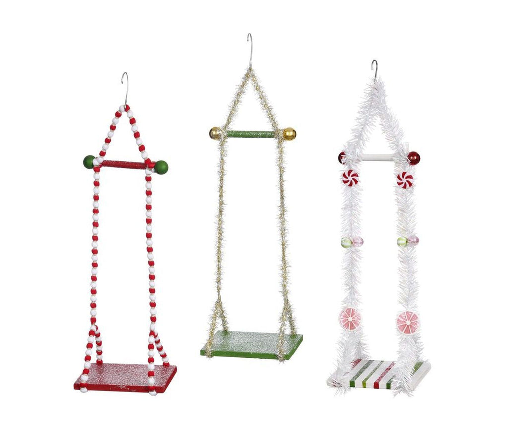 Mark Roberts <BR> Single Elf Swing <br> Small (41cm) <br> 3 Assorted