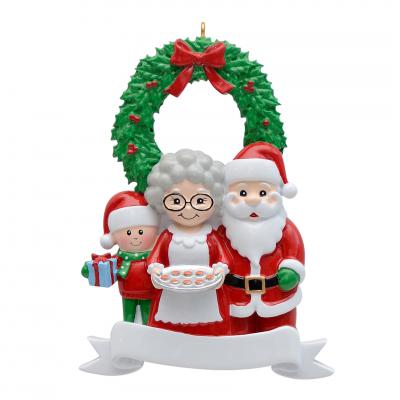 Maxora <br> Hanging Ornament <br> Santa Family Keepsake