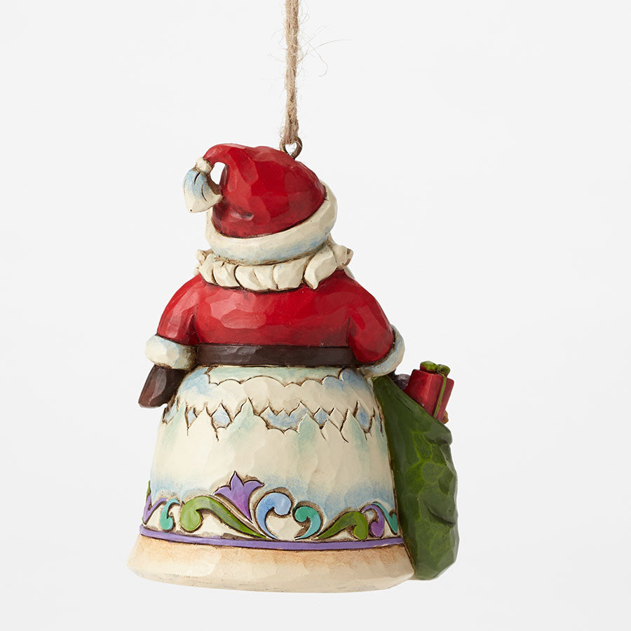 Heartwood Creek <br> Hanging Ornament <br> Santa with Winter Scene