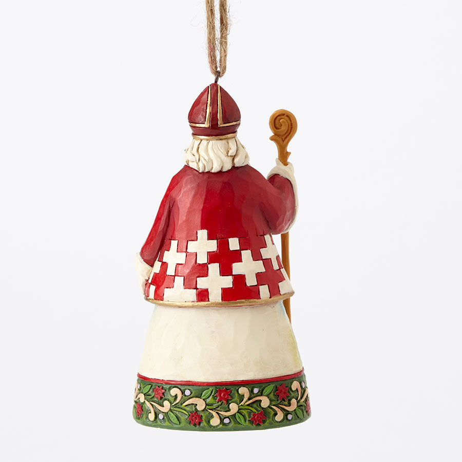 Heartwood Creek <br> Hanging Ornament <br> Swiss Santa