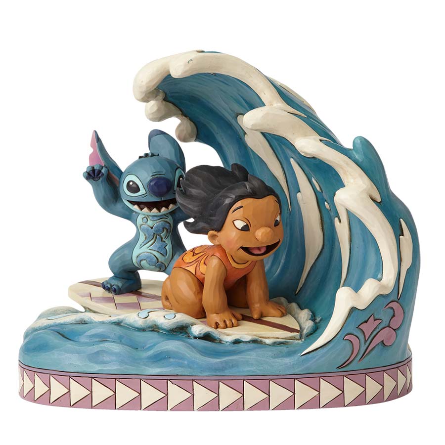 DISNEY TRADITIONS<br>Lilo & Stitch <br>15th Anniversary Piece<br>"Catch the Wave"