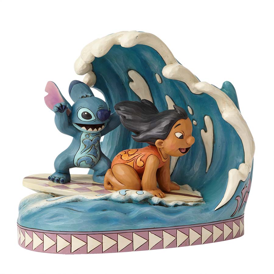 DISNEY TRADITIONS<br>Lilo & Stitch <br>15th Anniversary Piece<br>"Catch the Wave"