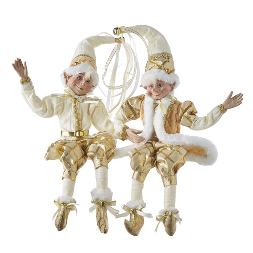 RAZ Imports Elves <br> 16" Posable Elf (40cm) <br> 2 Assorted <Br> Price is for Each