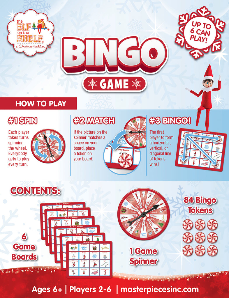 The Elf on the Shelf® <br> Bingo