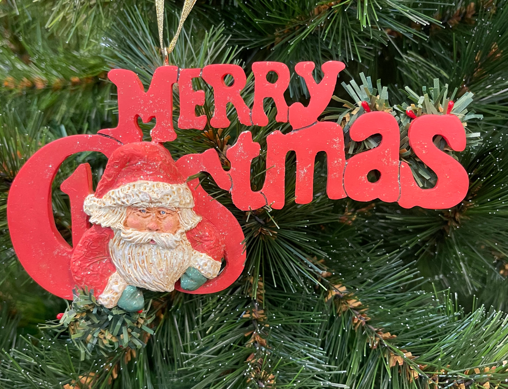 SALE <br> Hanging Ornament <BR> Merry Christmas