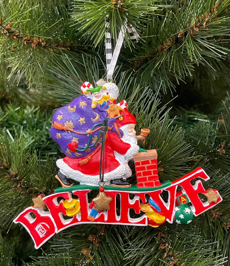 Hanging Ornament <br> Believe