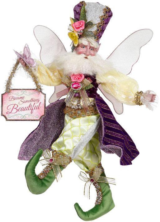 Mark Roberts Spring <BR> Butterfly Boy Fairy  <BR> Medium (43cm)