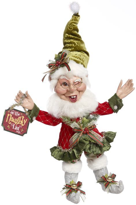 Mark Roberts <BR>The Naughty Elf <BR> Medium (44cm)