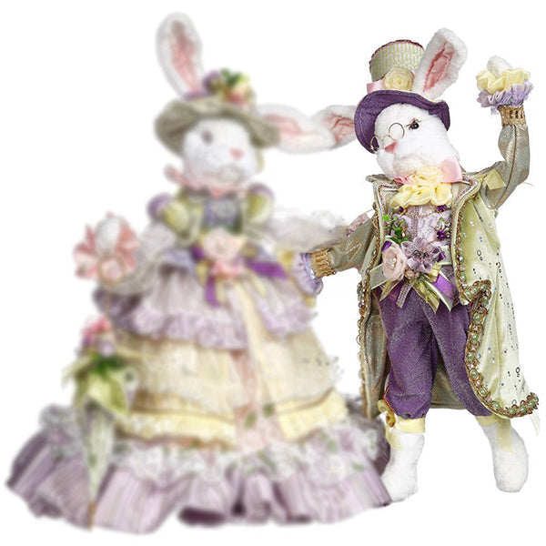 SALE <br> Mark Roberts 2022 Collection <BR> Mrs/Mr Peter Rabbit (Set of 2) <br> Medium (58/63 cm)