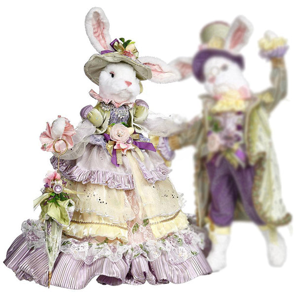 SALE <br> Mark Roberts 2022 Collection <BR> Mrs/Mr Peter Rabbit (Set of 2) <br> Medium (58/63 cm)