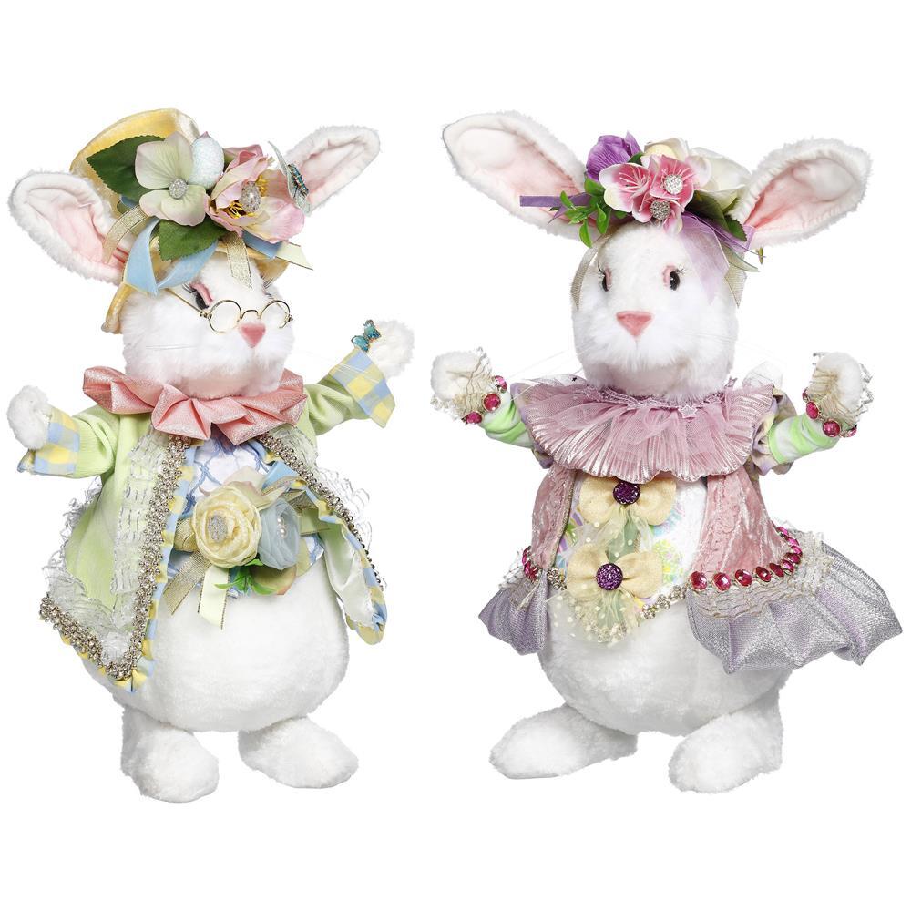 SALE - 30% OFF <br> Mark Roberts <BR> Mr/Mrs Sweet Rabbit (Set of 2) <br> (38 - 51cm)