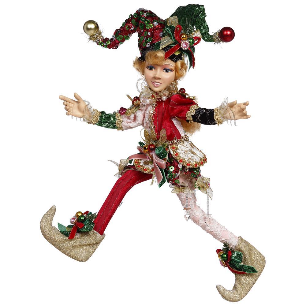 Mark Roberts <BR> Jester Girl North Pole Elf <br> Small (34cm)