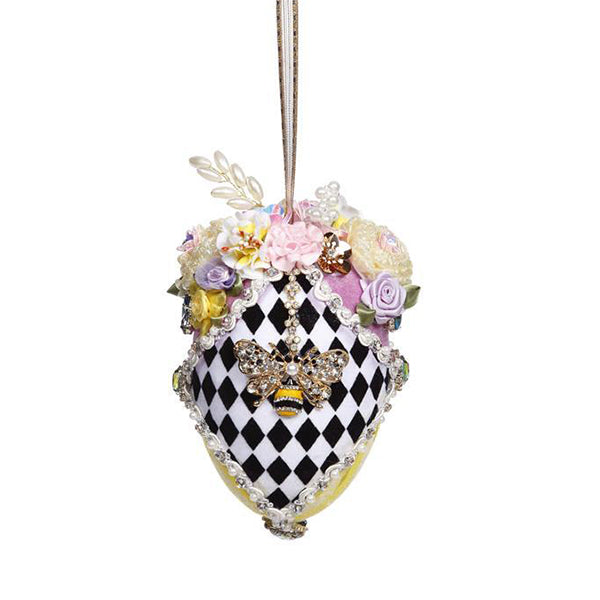 Mark Roberts Easter Collection <BR> Harlequin Jewel Egg <br> 4 Assorted (15cm)