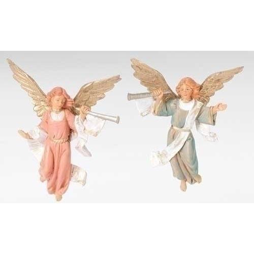 FONTANINI 5" - TRUMPETING ANGELS (SET OF 2)