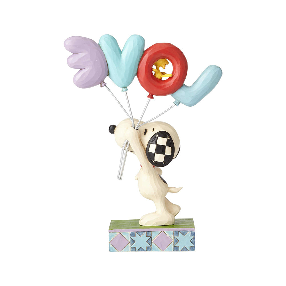 Peanuts by Jim Shore <br> Snoopy with LOVE Balloon <br> "Love is in the Air"