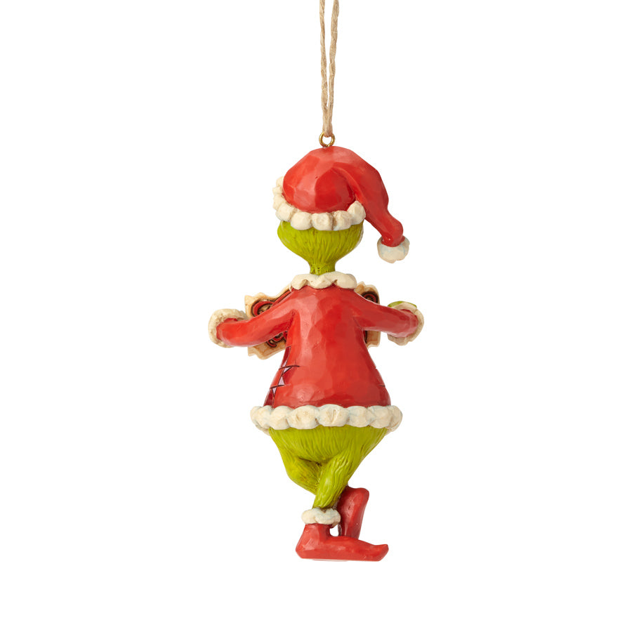 Grinch by Jim Shore <br> Hanging Ornament  <br> Grinch Naughty/Nice (12cm)