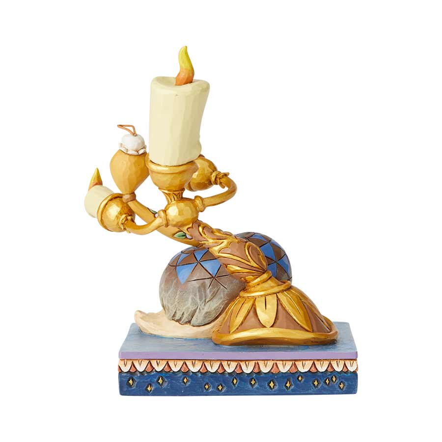 SALE 30% OFF <br> DISNEY TRADITIONS <br> Lumiere & Feather Duster <br> "Romance By Candlelight"