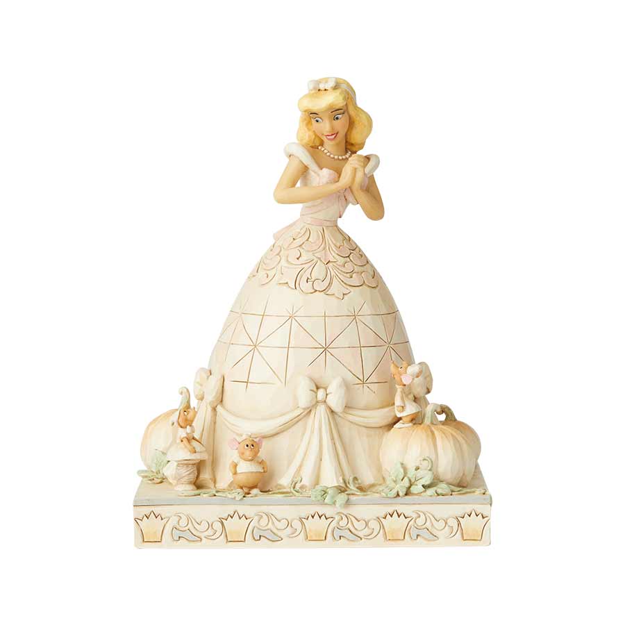 DISNEY TRADITIONS<br> Cinderella White Woodland <br>"Darling Dreamer"