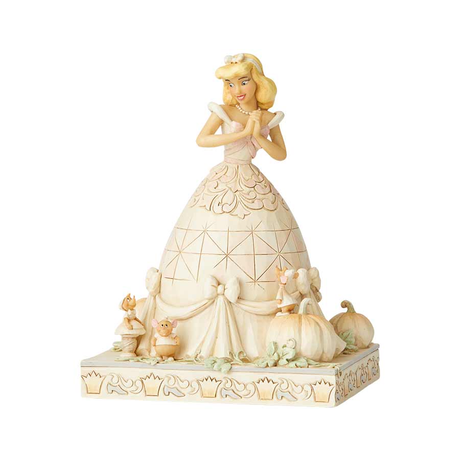 DISNEY TRADITIONS<br> Cinderella White Woodland <br>"Darling Dreamer"