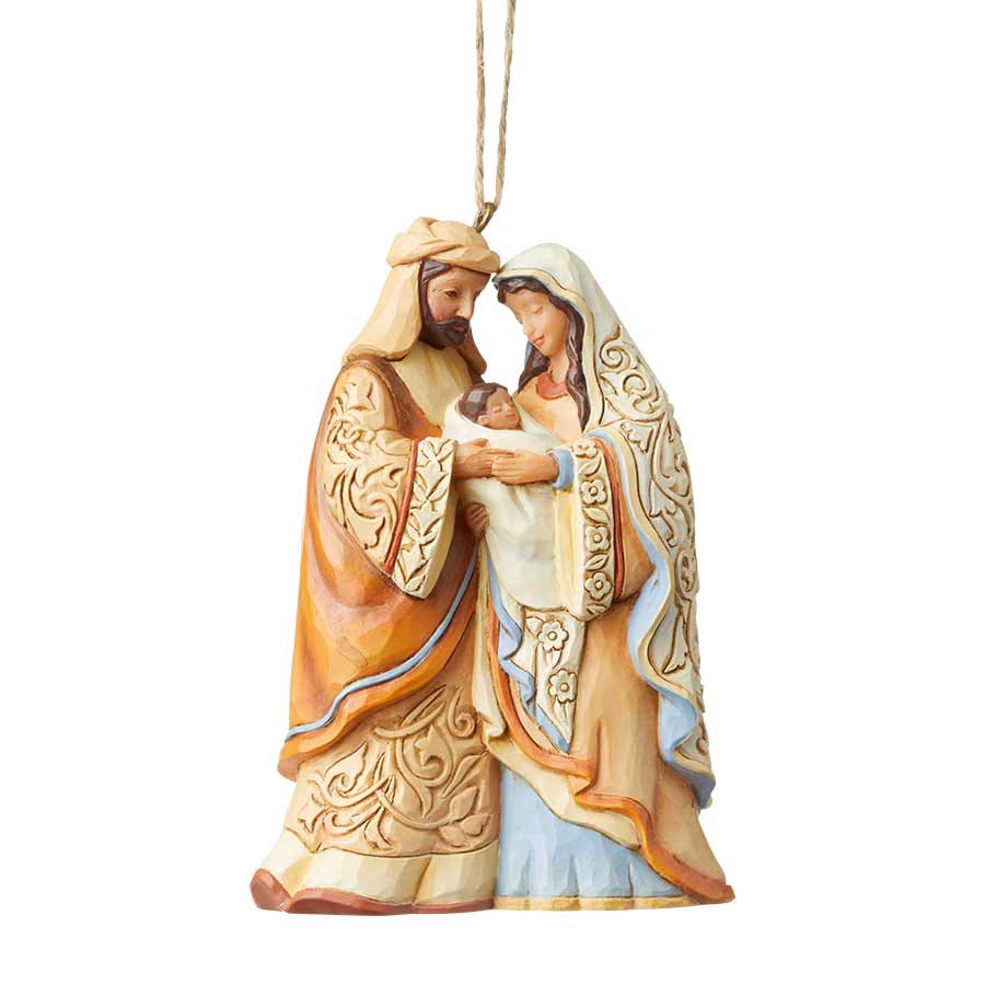 Heartwood Creek by Jim Shore  <br> Hanging Ornament <br> Holy Family