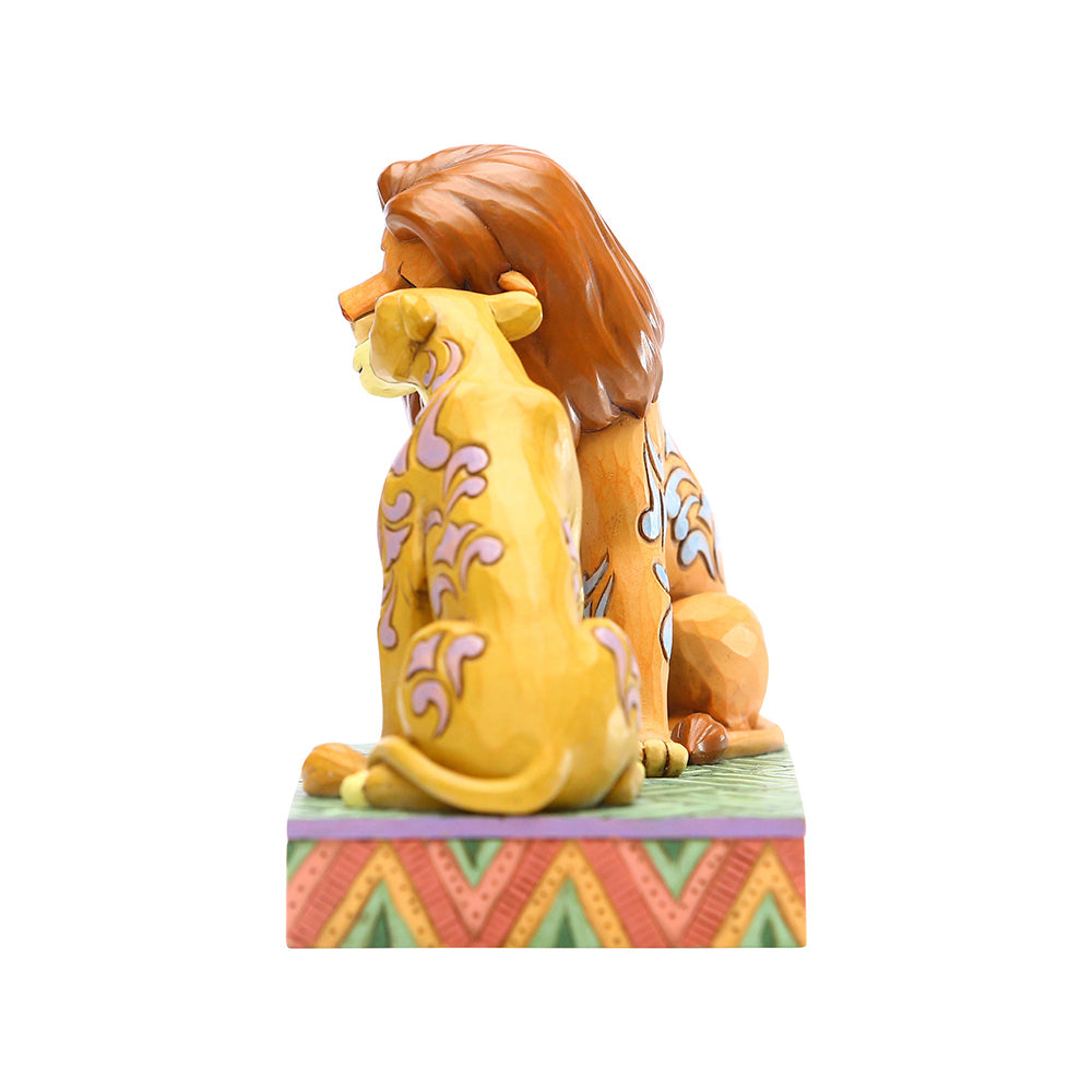 DISNEY TRADITIONS <br> Simba and Nala Snuggling <br> "Savannah Sweethearts"