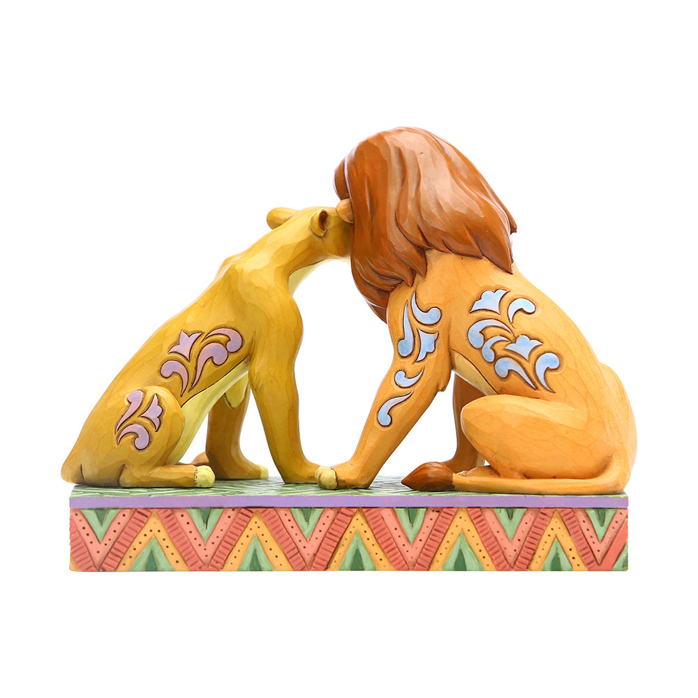 DISNEY TRADITIONS <br> Simba and Nala Snuggling <br> "Savannah Sweethearts"