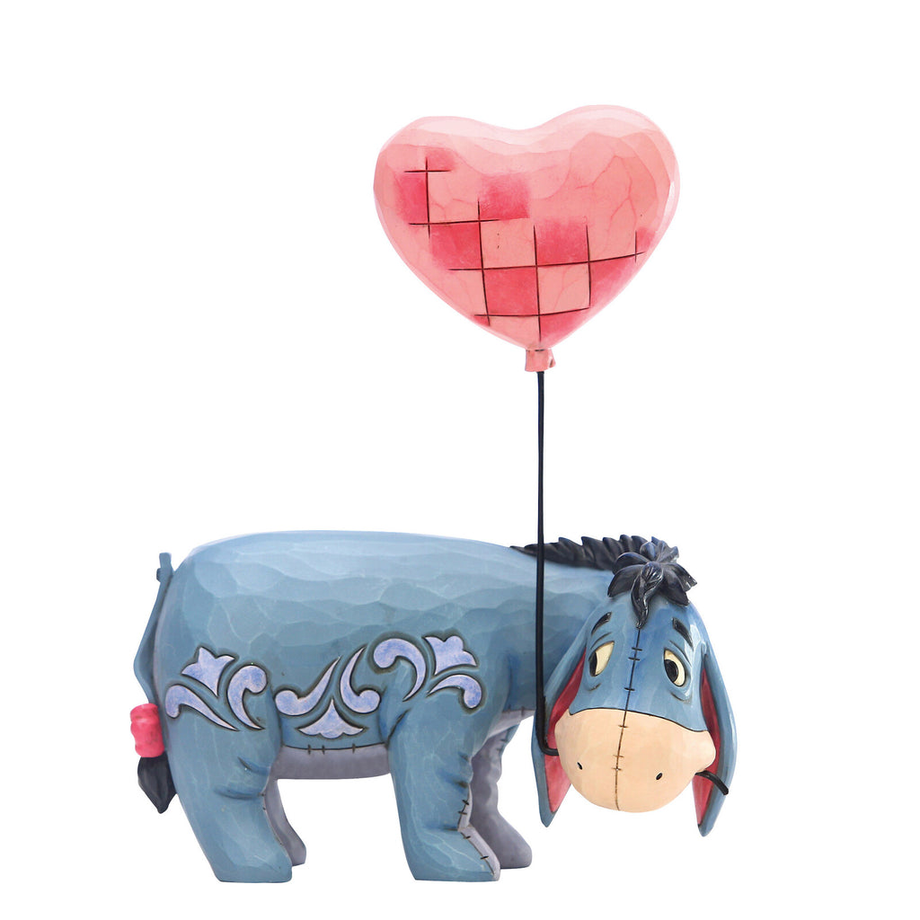 DISNEY TRADITIONS <br> Eeyore with Heart Balloon <br> “Love Floats"