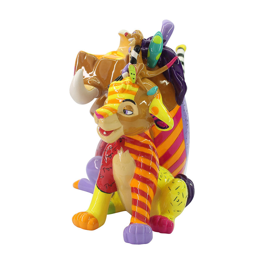 Disney Britto <br> Simba, Pumba and Timon Figurine <br> (Medium)