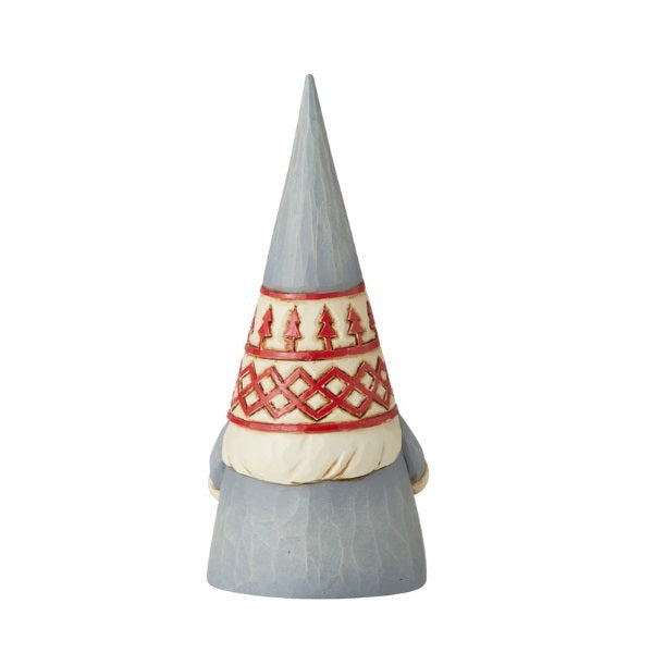 Heartwood Creek <br> Nordic Noel <br> Grey Trees Hat Gnome (15.5cm) <br> "God Jul!