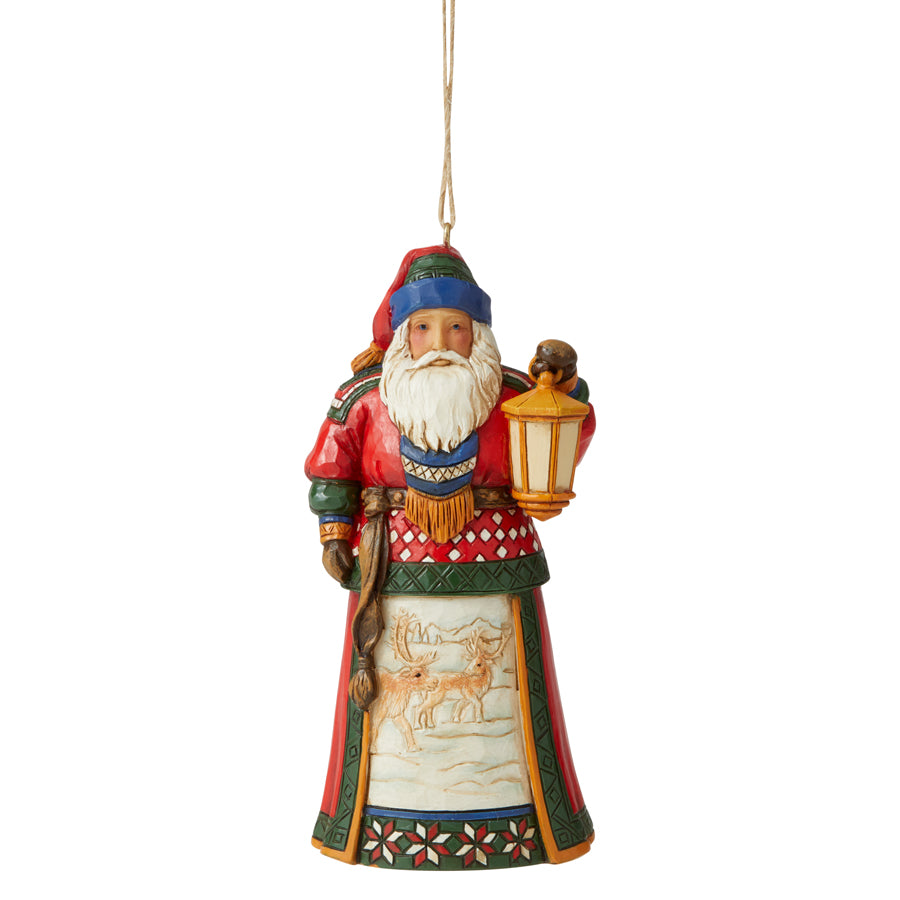 Heartwood Creek by Jim Shore  <br> Hanging Ornament <br> Lapland Santa