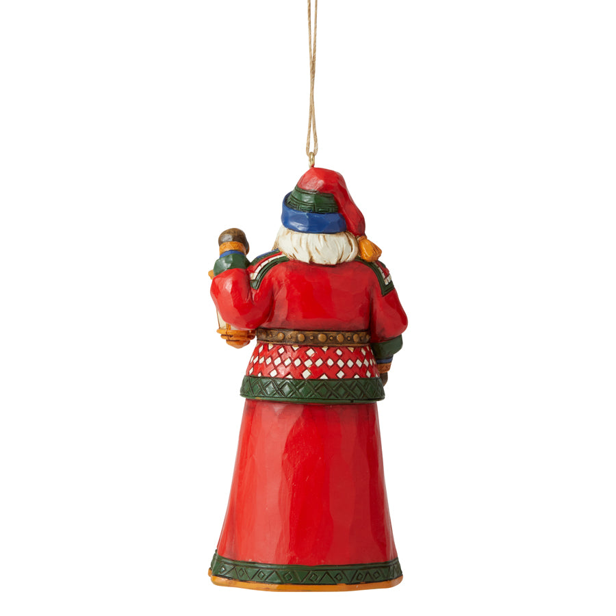 Heartwood Creek by Jim Shore  <br> Hanging Ornament <br> Lapland Santa