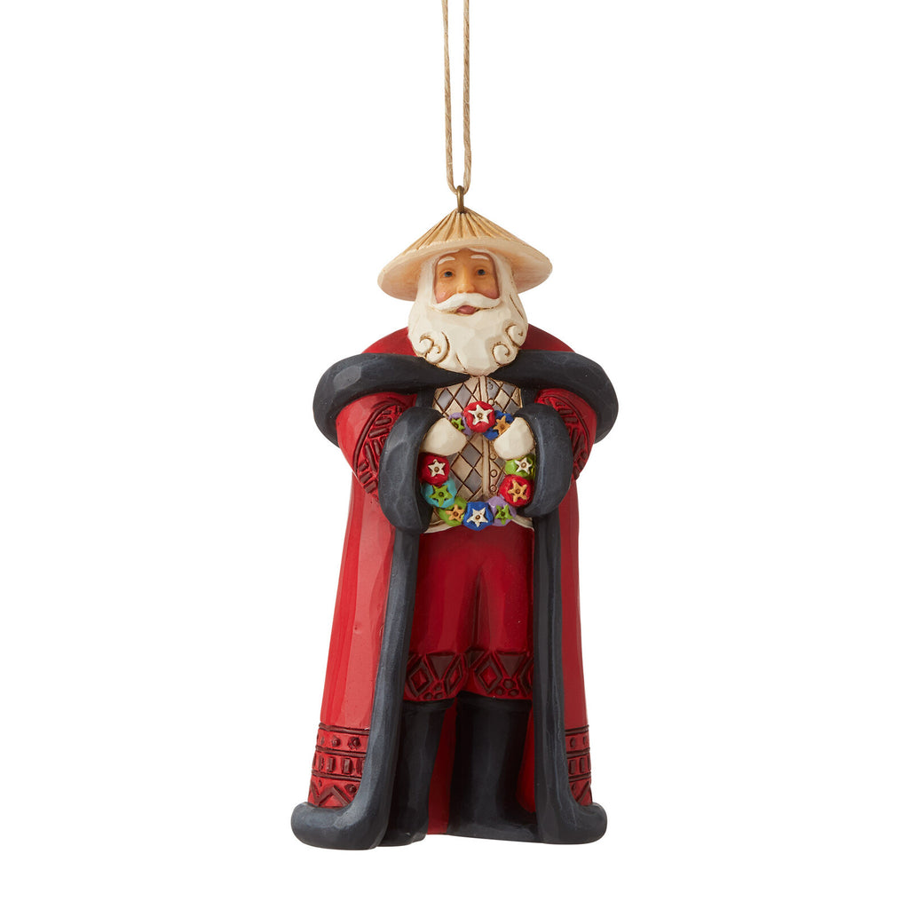 Heartwood Creek <br> Hanging Ornament <br>Filipino Santa