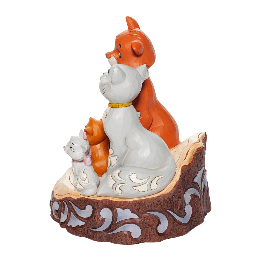 DISNEY TRADITIONS<br>Aristocats Carved by Heart <br>"Pride and Joy"