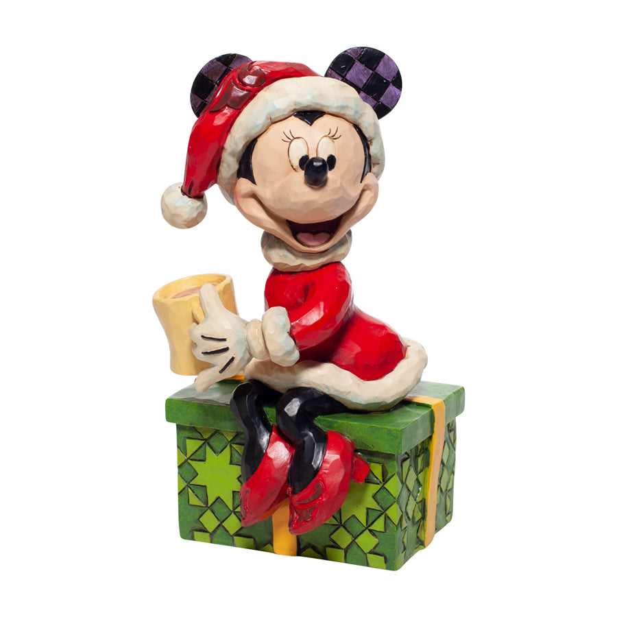 DISNEY TRADITIONS<br>Santa Minnie w/Hot Chocolate<br>“Chocolate Delight”