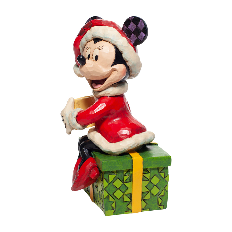 DISNEY TRADITIONS<br>Santa Minnie w/Hot Chocolate<br>“Chocolate Delight”