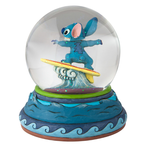 DISNEY TRADITIONS<br>Stitch 100mm Waterball <"Shootin' the Curls"