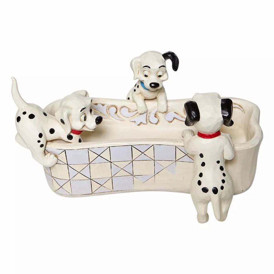 DISNEY TRADITIONS<br> 101 Dalmatians Bone Dish<br>"Puppy Bowl"