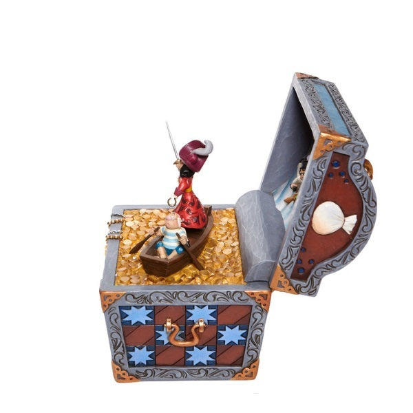 DISNEY TRADITIONS<BR>Peter Pan Treasure Chest Scene<BR>"Treasure-strewn Tableau"