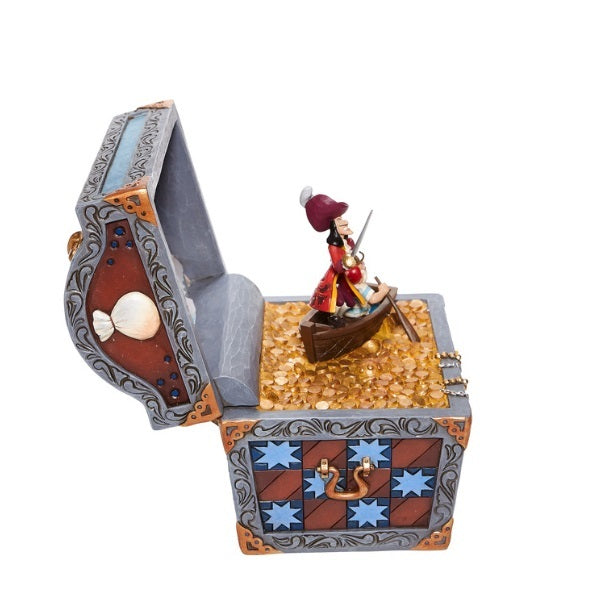 DISNEY TRADITIONS<BR>Peter Pan Treasure Chest Scene<BR>"Treasure-strewn Tableau"