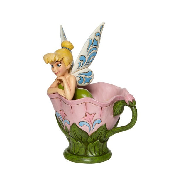 DISNEY TRADITIONS<BR>  Tink Sitting in Flower<BR>“A Spot of Tink”