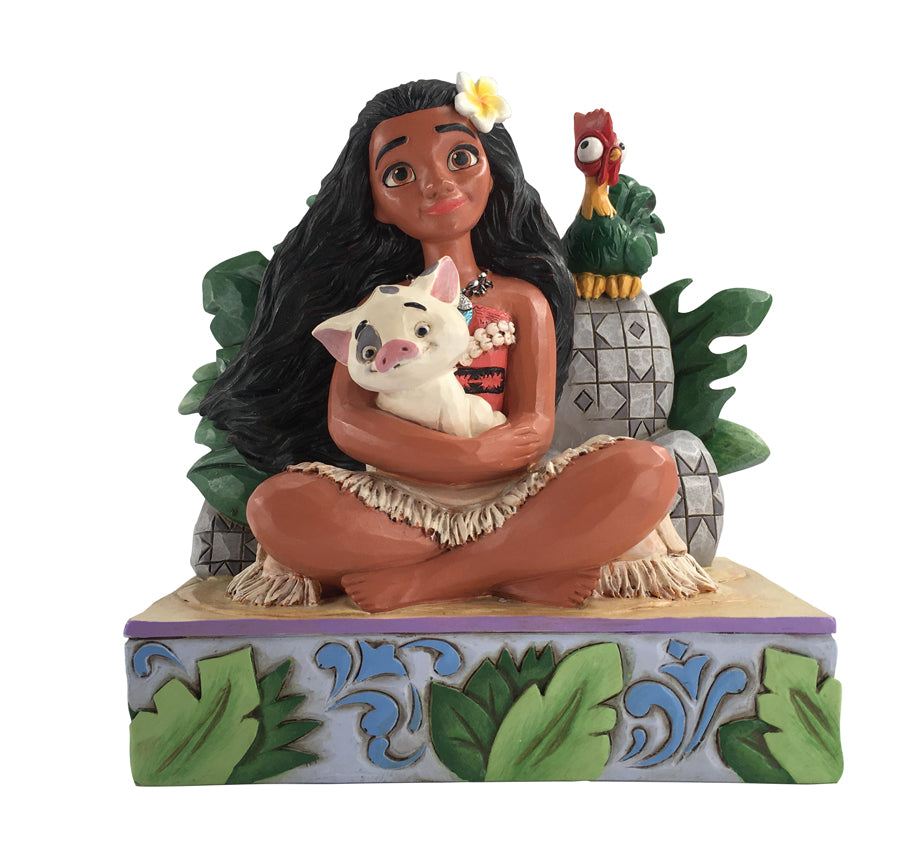 DISNEY TRADITIONS <BR> Moana with Pua and Hei Hei <BR>“Welco me to Motunui”