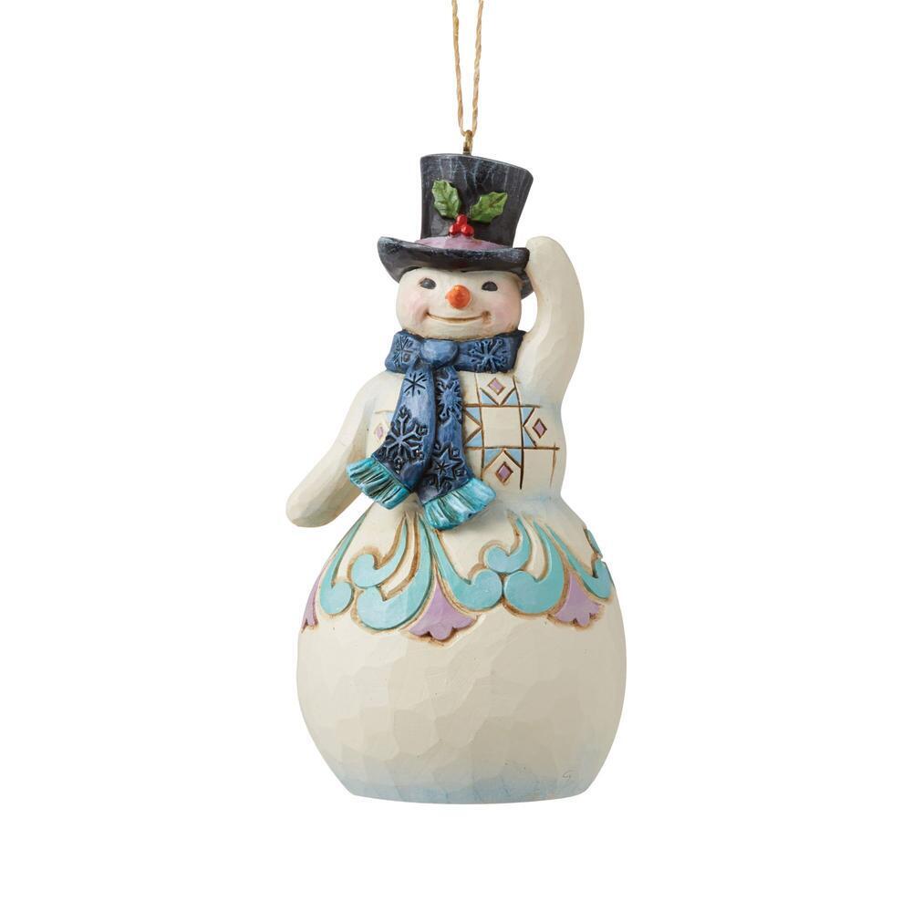 Heartwood Creek  <br> Hanging Ornament <br> Snowman With Top Hat